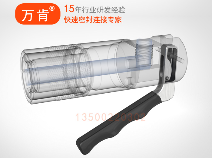 K85系列高压外螺纹密封测试接头